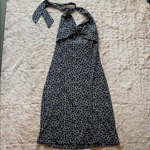 SOLD DEPOP - BCBGMaxAzria Patterned Halter Tie Dress